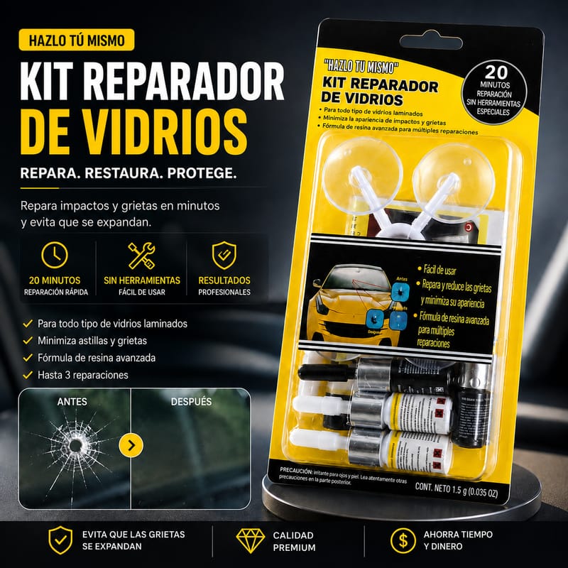 Repara Cristales Pro–Kit Uso Facil - Image 1