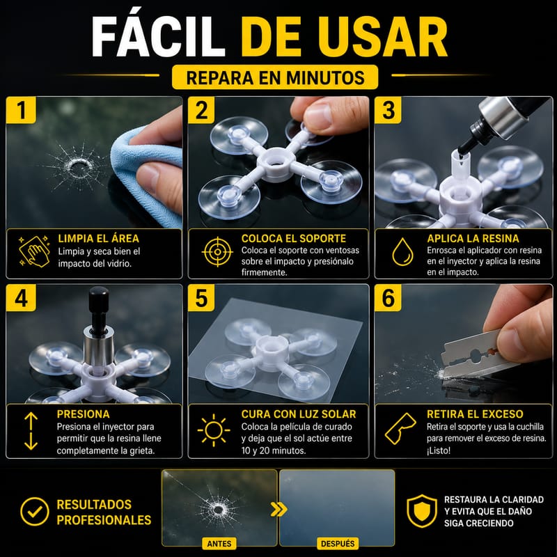 Repara Cristales Pro–Kit Uso Facil - Image 4