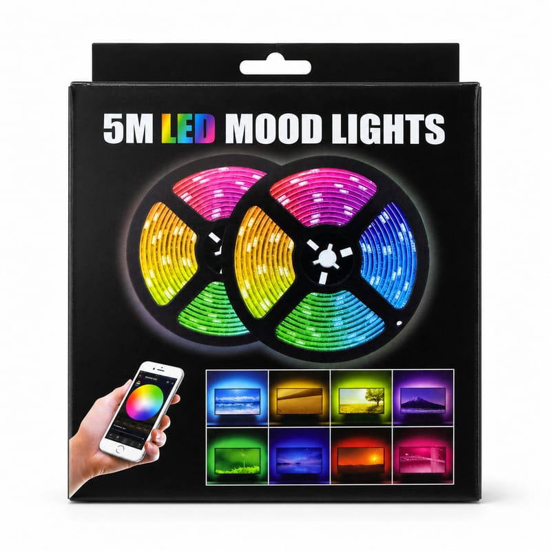 Tira LED RGB 5M con control remoto - Image 5