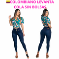 JEANS COLOMBIANO LEVANTA COLA SIN BOLSA - Image 1